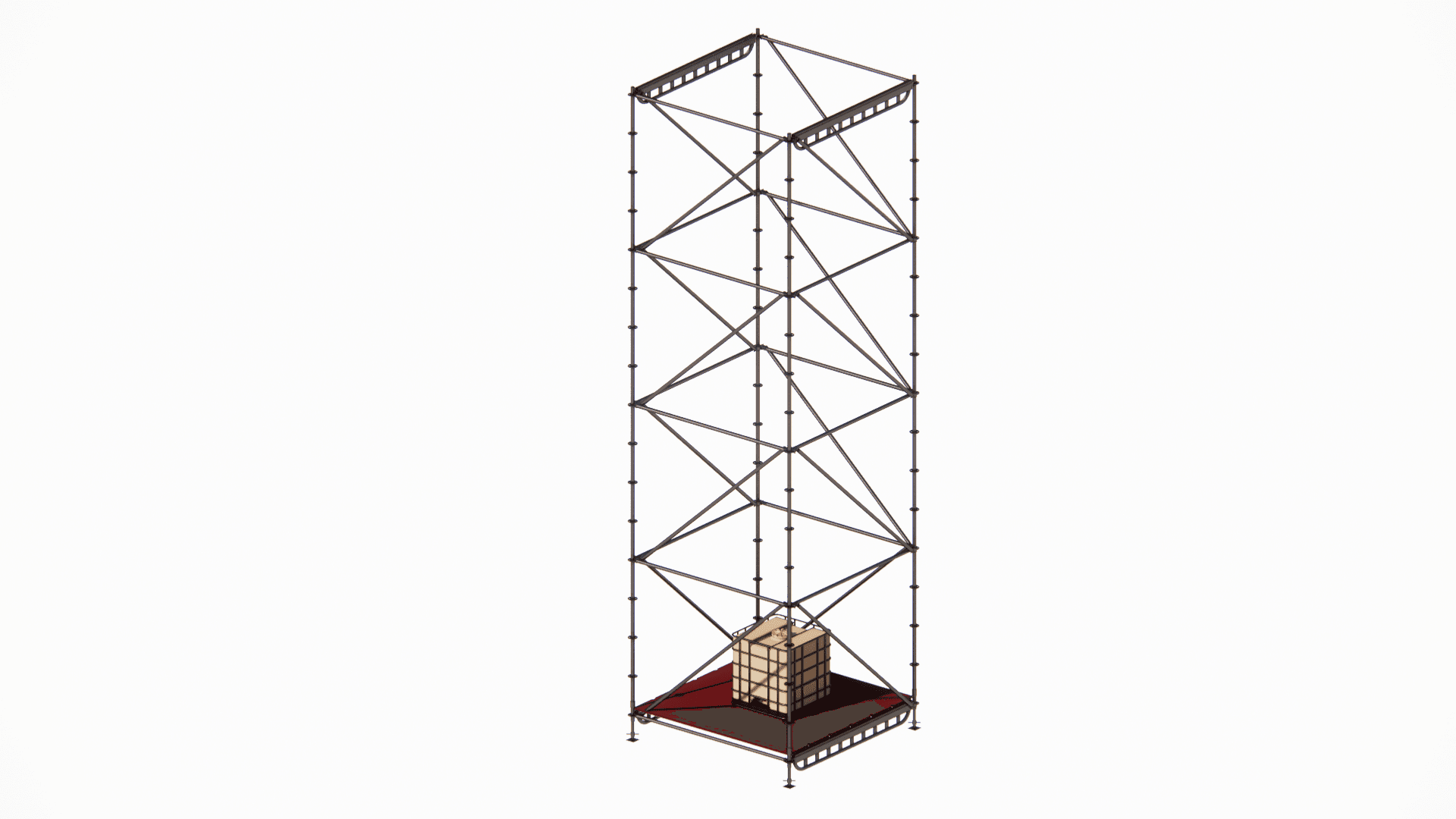 Torre para sonido Andescol de 8 metros de altura